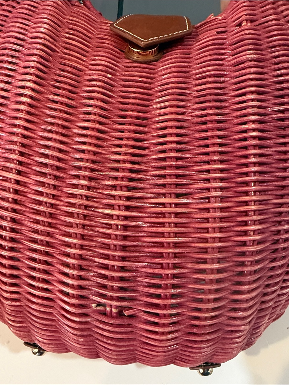 J. McLaughlin Victoria wicker bag - Picture 12 of 12